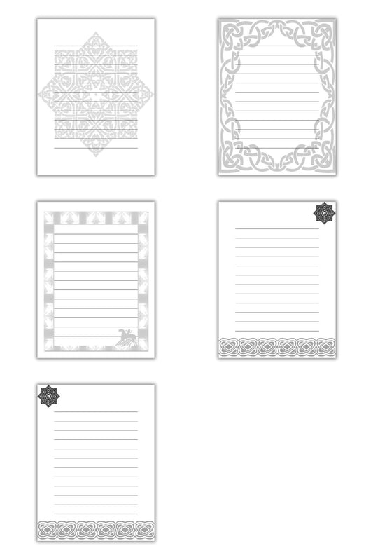 Celtic Stationery Pages PLR