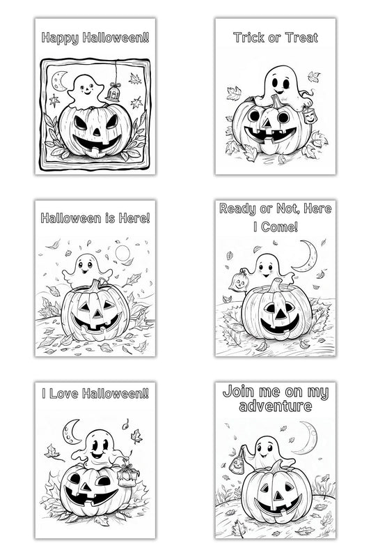 Free Halloween Coloring Pages PLR