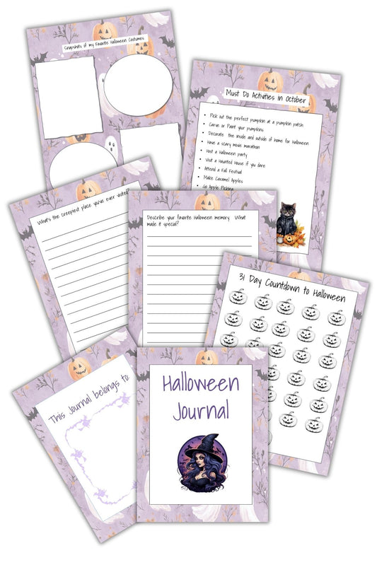 Halloween Journal and Affirmations PLR