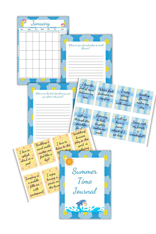 Summer Time Affirmations and Journal PLR