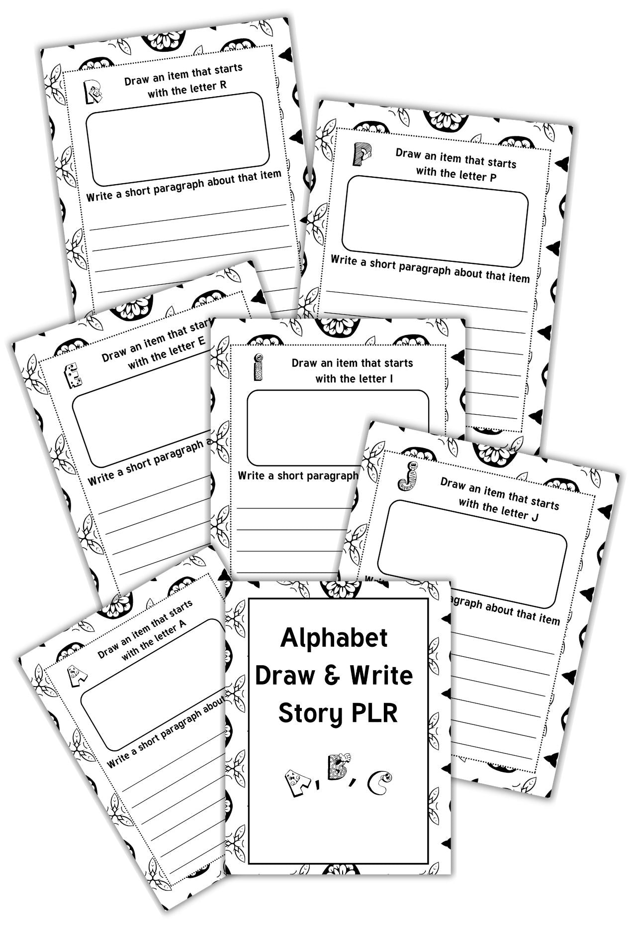 Alphabet Draw & Write Story PLR